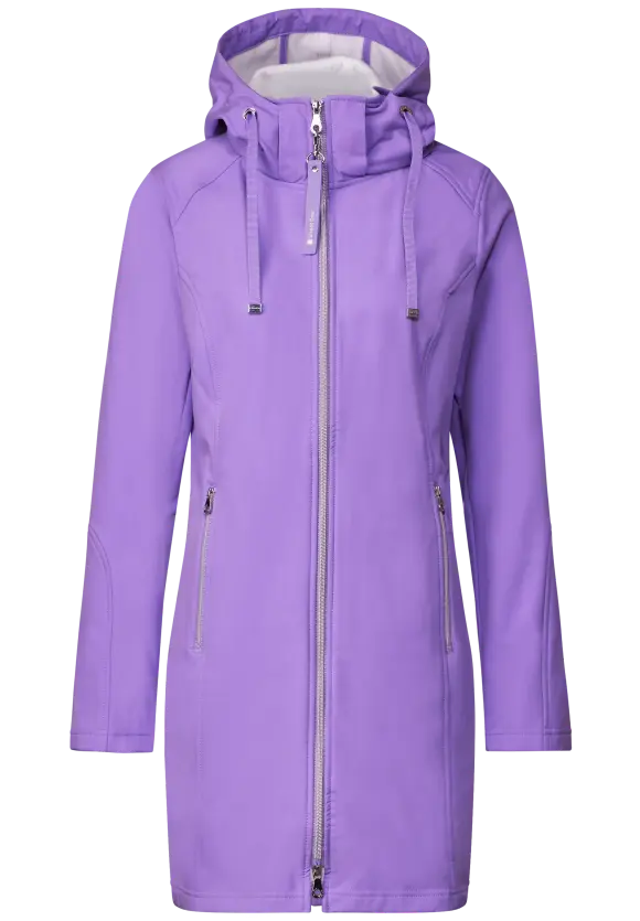 Hoodie Softshelljacke - shiny lilac