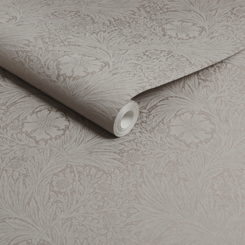 Vliesbehang William Morris at Home Marigold Fibrous Naturel (dessin 124257)