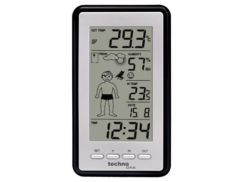Technoline Wetterstation WS 9632-IT Wetterstation mit Wettermännchen