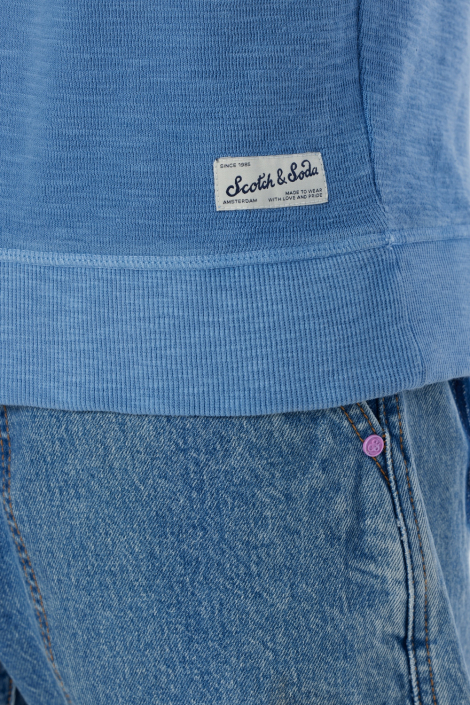 Scotch & Soda blauwe heren trui