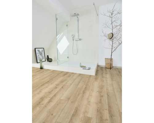 Designervloer Modular ONE Eiken Pure light breedplank klikverbinding 1285 x 194 x 8,0 mm