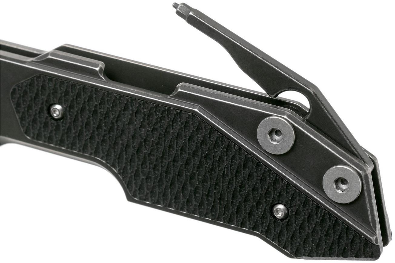 Rick Hinderer Fulltrack Spanto Battle Black S35VN Black G10 zakmes