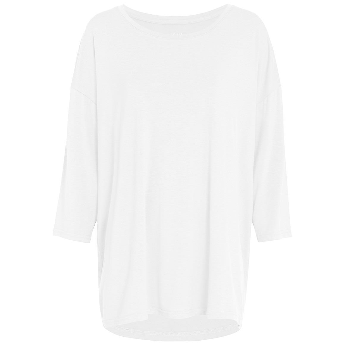 Gina Benotti Damen Longshirt mit Viskose-Anteil weiss