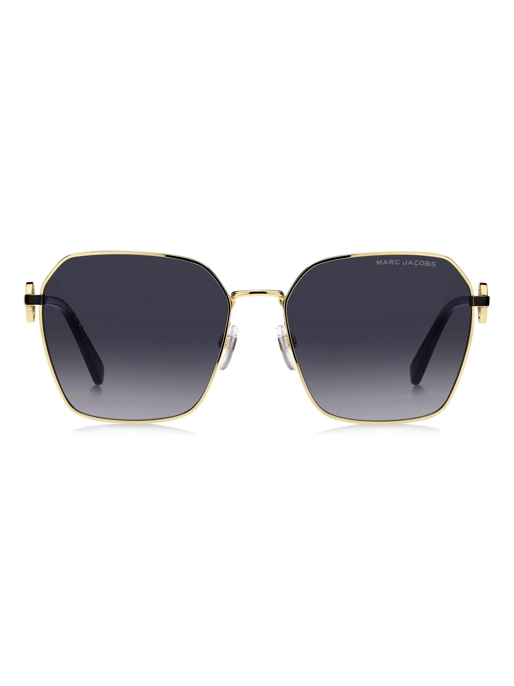 Marc Jacobs Square Gold Sunglasses