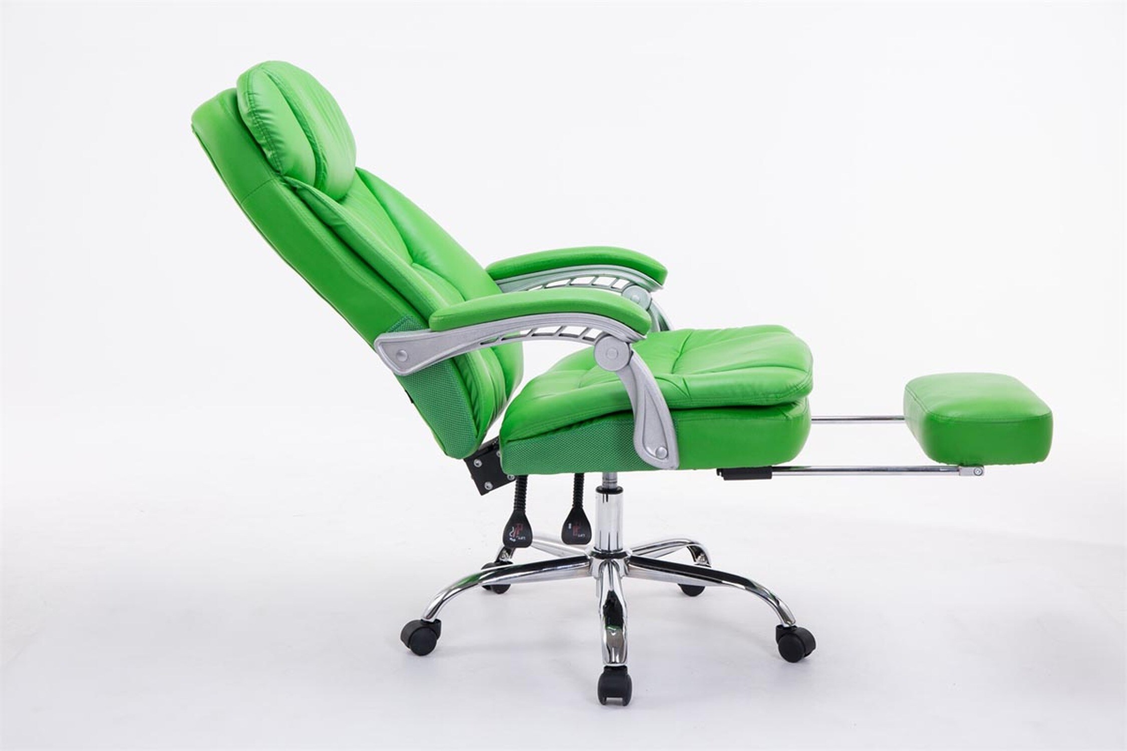 TPFLiving XL Bürostuhl Troja Kunstleder Braun