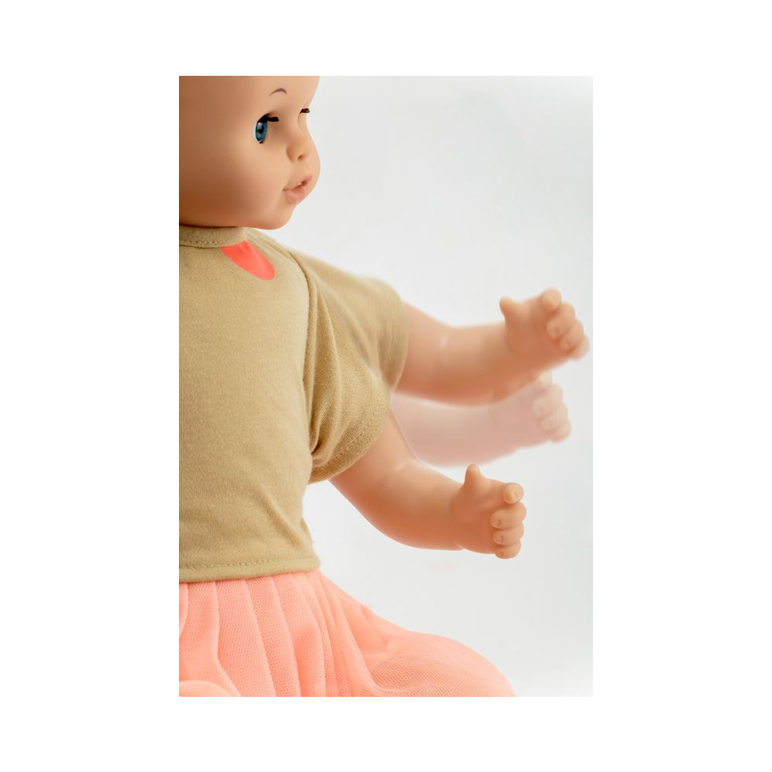 Skrallan Puppe blondes Haar 45 cm