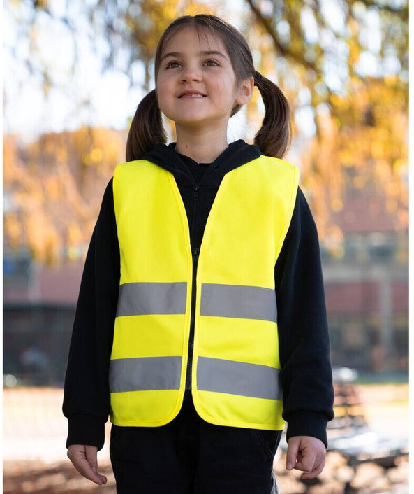 KORNTEX KX100 - Gilet de sécurité pour enfants avec fermeture éclair