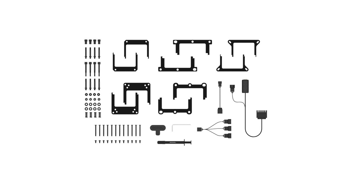 AlphacoolEisbaer Pro HPE Aurora 360 CPU AIO waterkoeling  (Zwart, aRGB, 4-pin PWM)