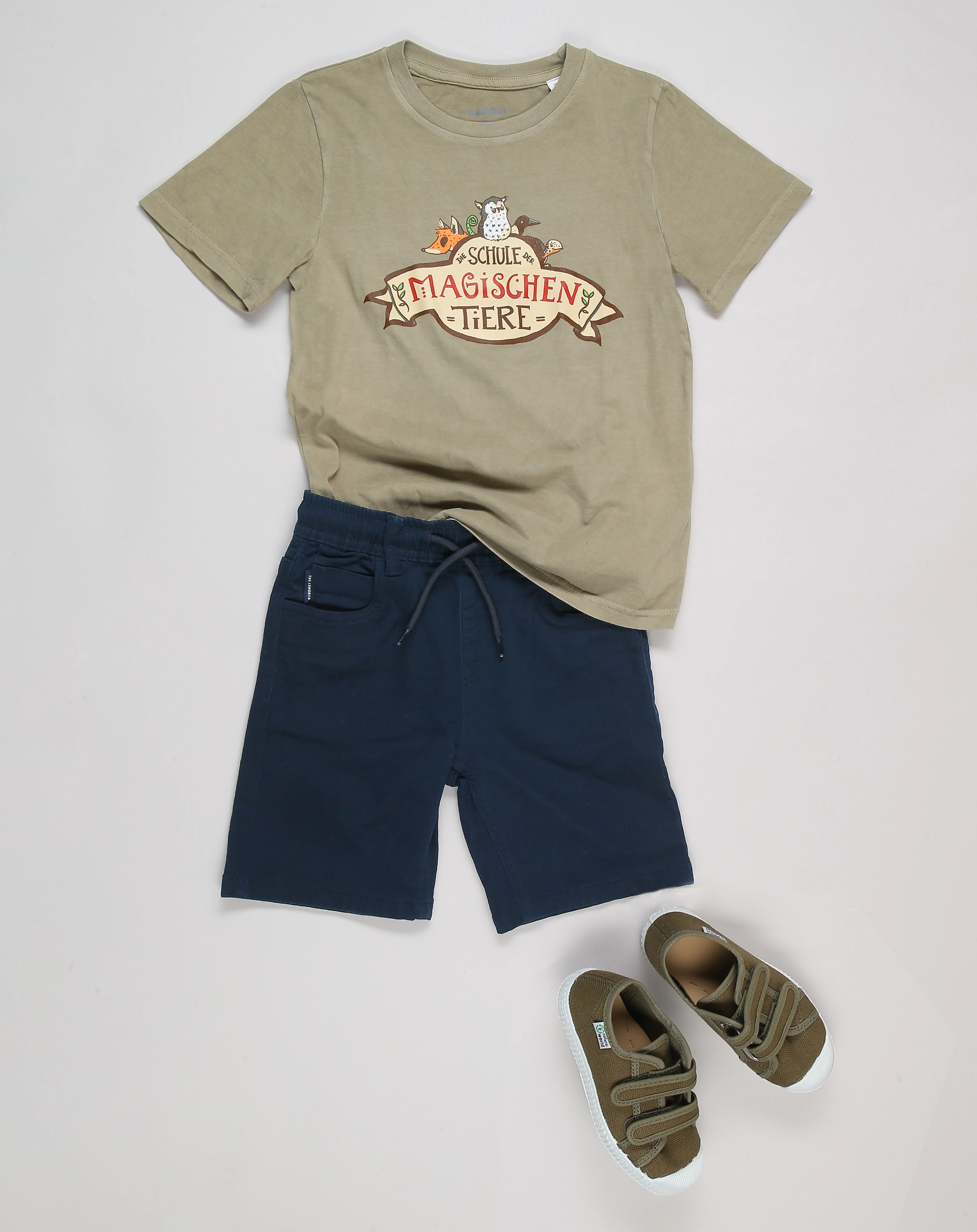 T-Shirt SCHULE DER MAGISCHEN TIERE in olive