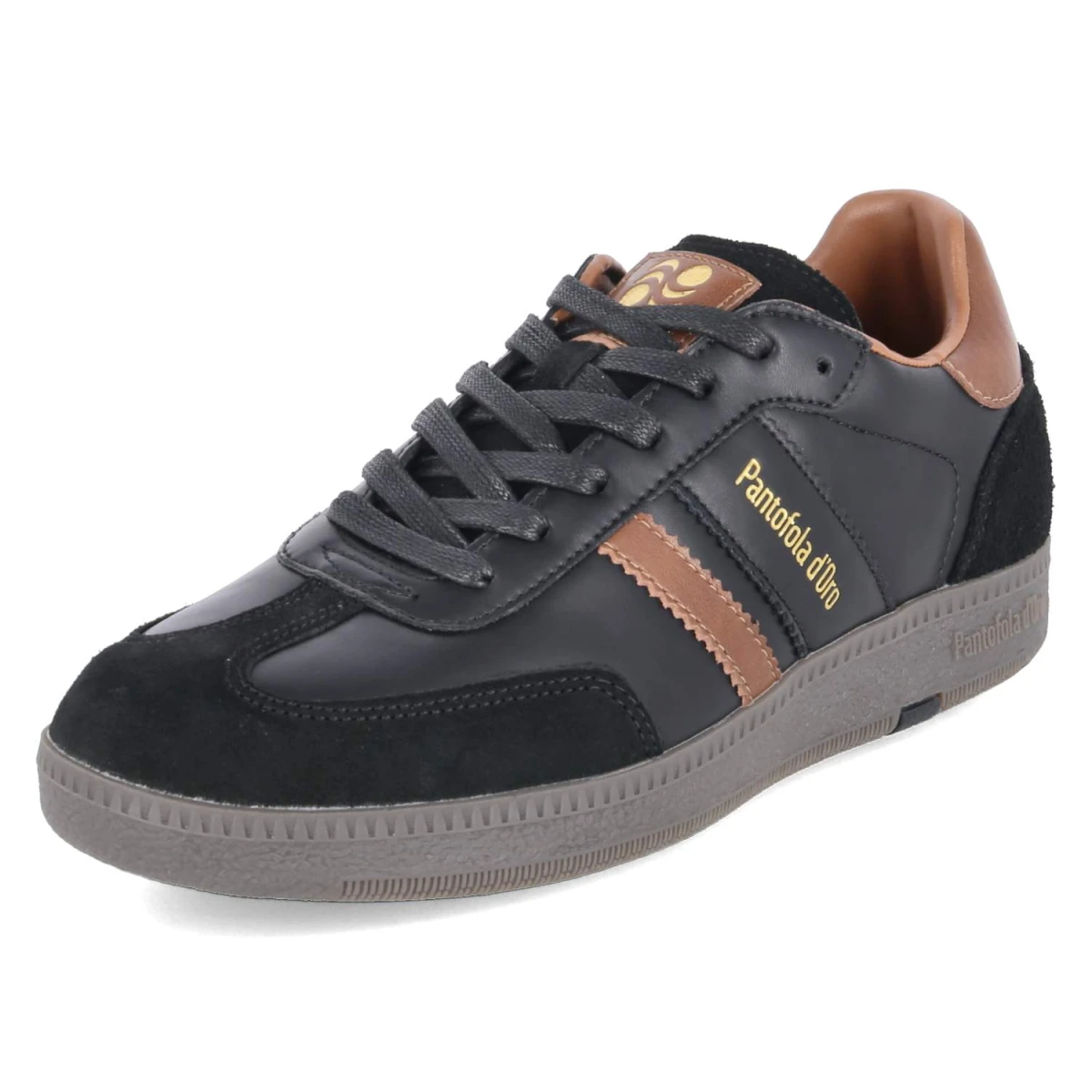 Pantofola d'oroLow Sneaker BALLARE - black/cognac