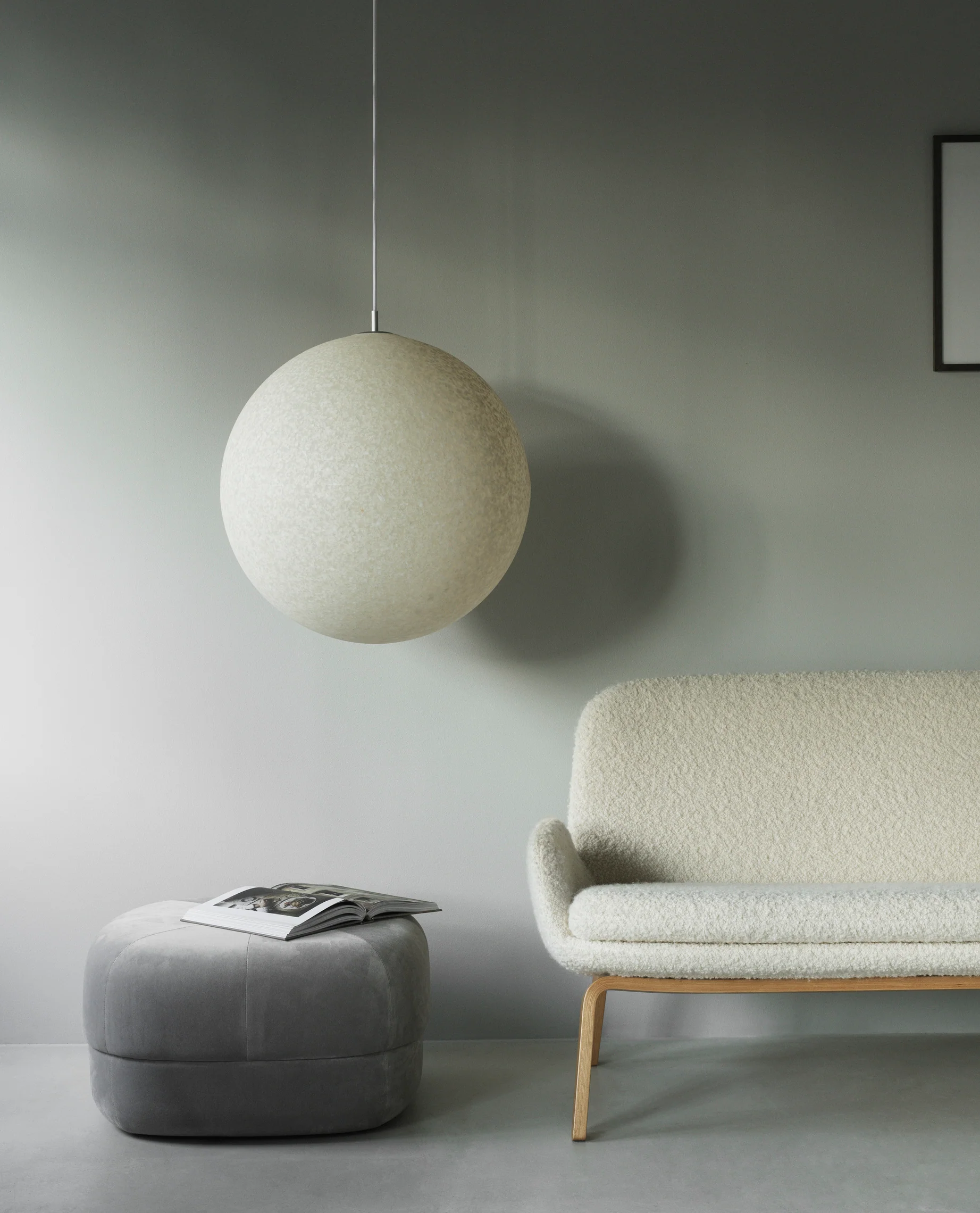 Normann Copenhagen  Pix lampe, hvid - Ø60 cm.