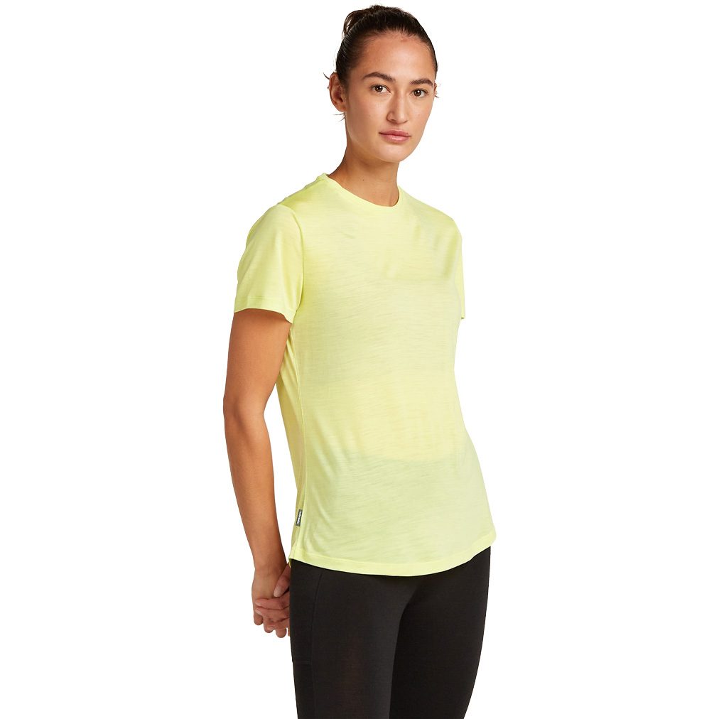 Icebreaker Merino 125 Cool-Lite™ Sphere T-Shirt Damen citrine