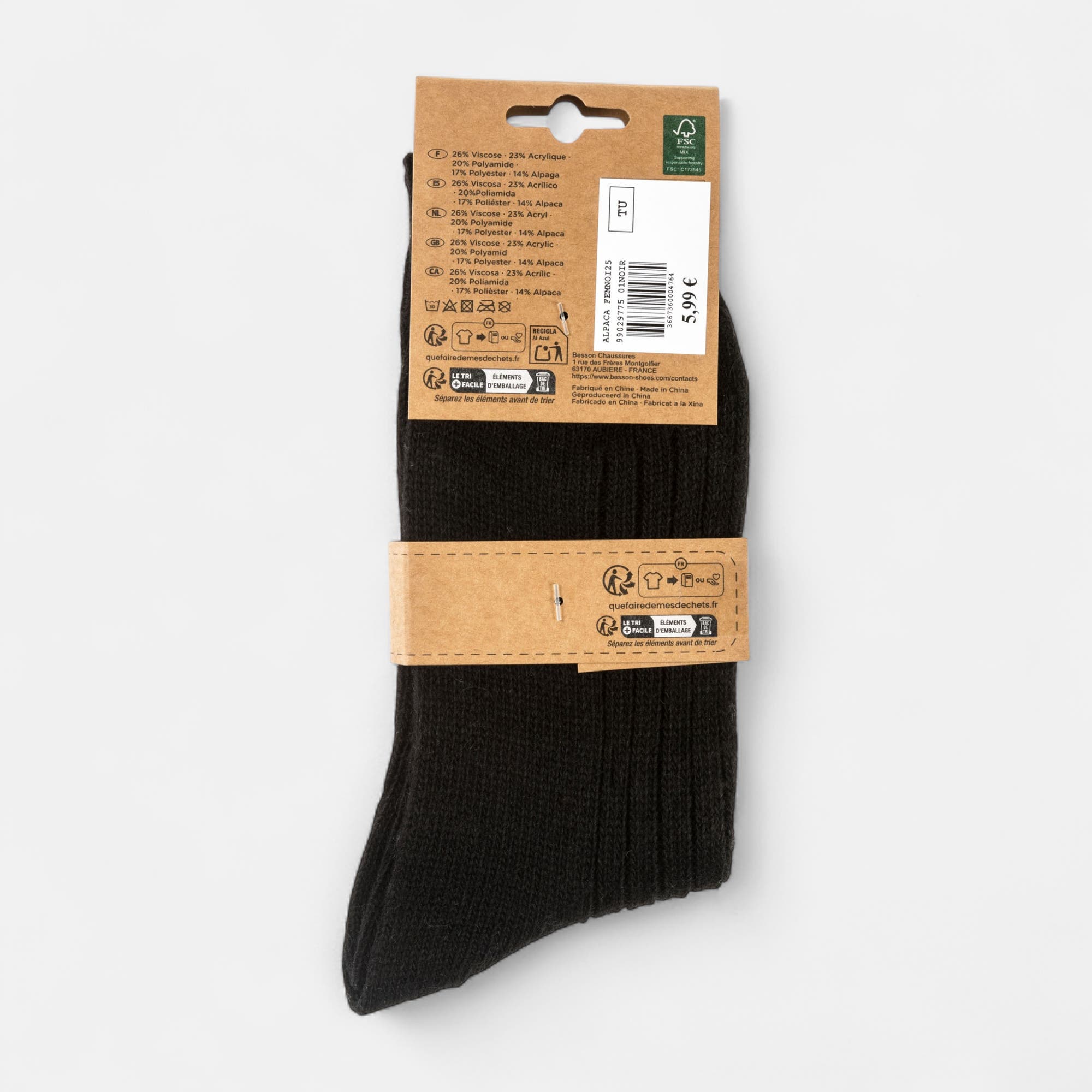Chaussettes Femme noir