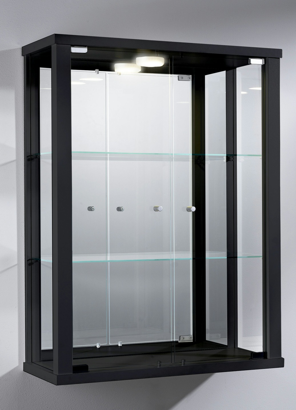Hängevitrine mit ESG-Sicherheitsglas