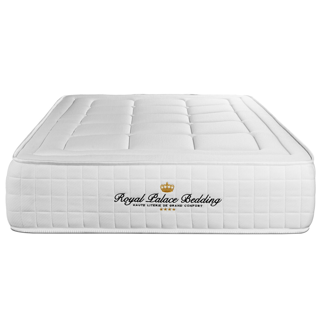 Royal Palace Bedding Ensemble matelas à mémoire de forme & sommier Balmoral blanc - 90x200 cm