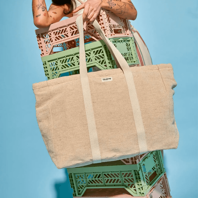 Sac Cabas Jean 60 cm Jute