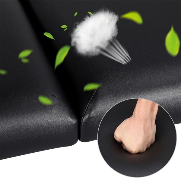 Yaheetech Massageliege Alu Massagetisch Klappbar Massagebett Massagestuhl mit 2 Zonen höhenverstellbar mit Tragetasche, belastbar bis 250kg