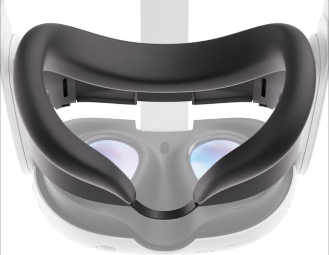 Meta Quest 3 silicone ansigtsinterface (sort)