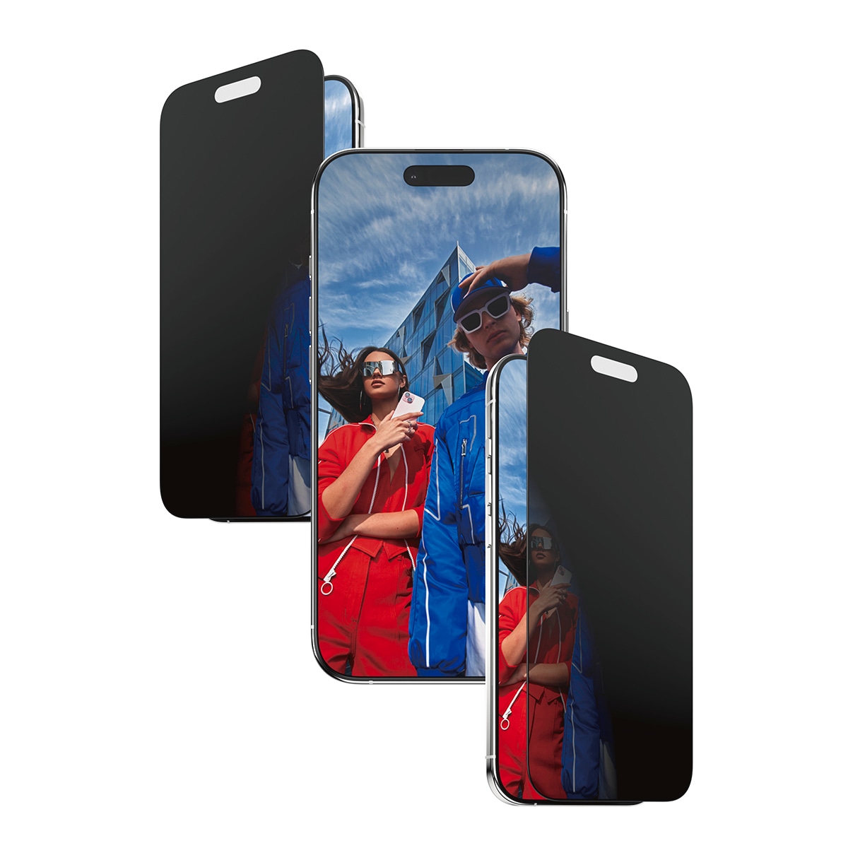 CARE by PanzerGlass Displayschutzglas »2-Way Privacy Ultra-Wide Fit Screen Protector« für Apple iPhone Air Displayschutzfolie, Schutzfolie, Bildschirmschutz, kratz- & stossfest