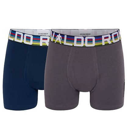 Ronaldo Boxershorts - 2-pak - M?rkegr?/Navy