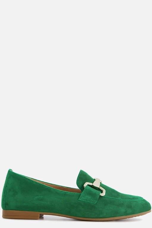 Gabor Instappers groen Suede