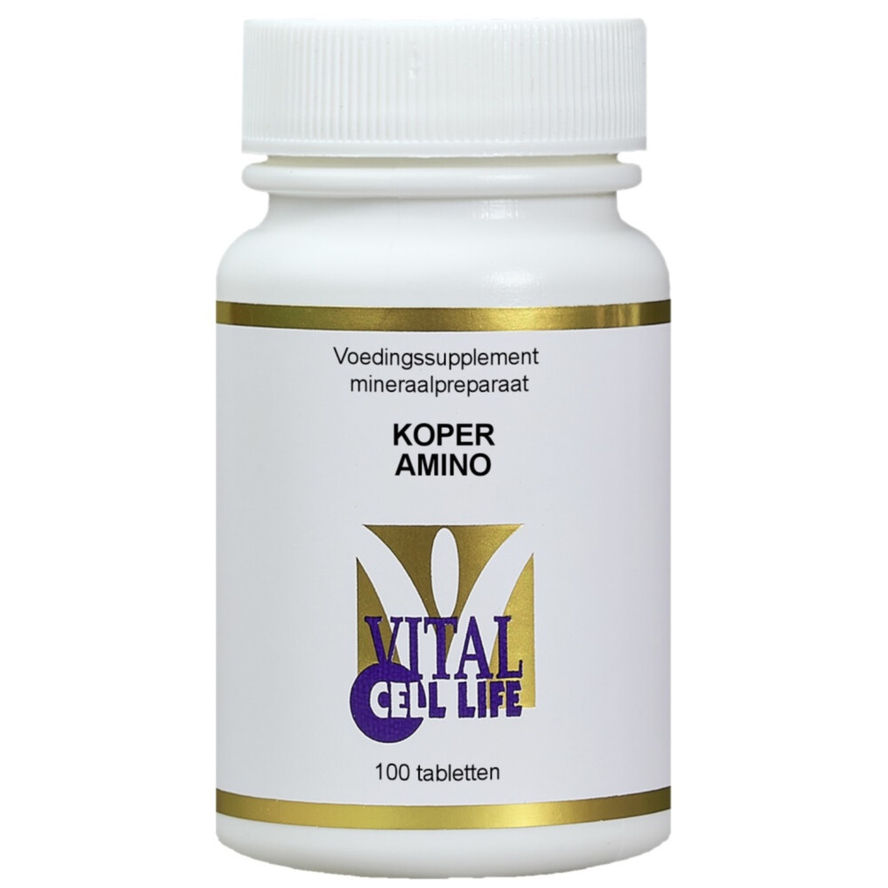 Vital Cell Life Vital Cell Koper Amino 2 mg100 stuks