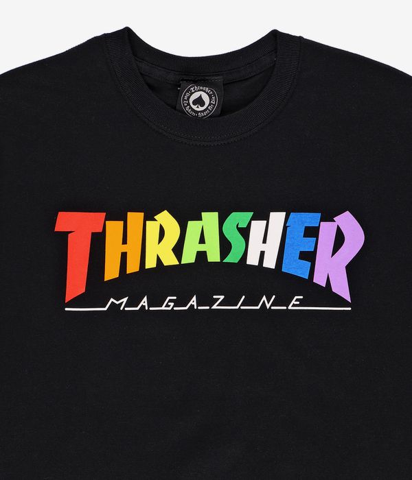 Thrasher Rainbow Mag T-Shirt (black)
