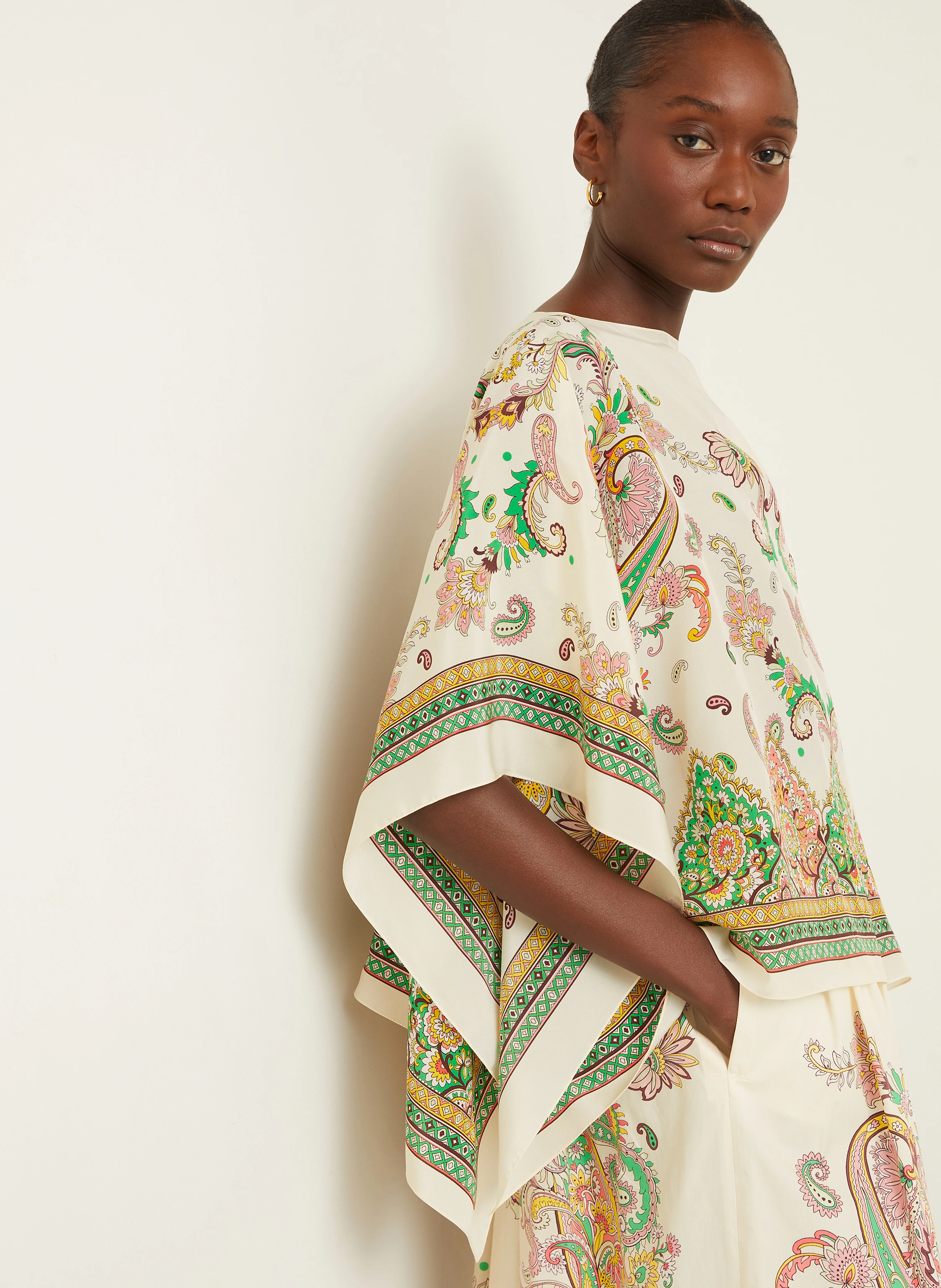 ETRO Cape aus Seide