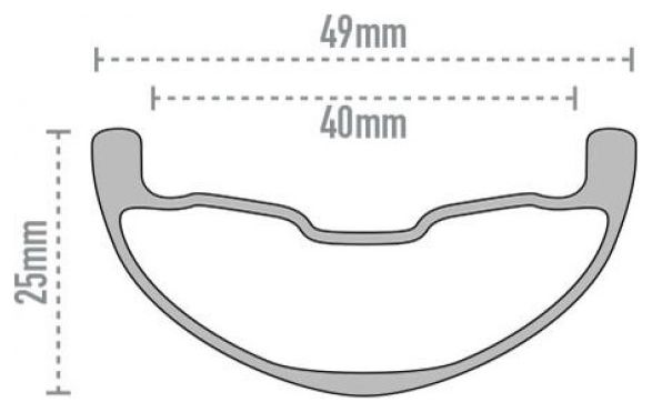 Jante Enve M640 Disc 27.5'' Noir