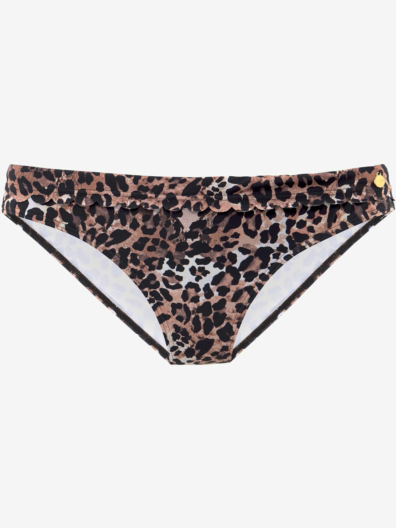 Bas de maillot de bain ceinture à revers