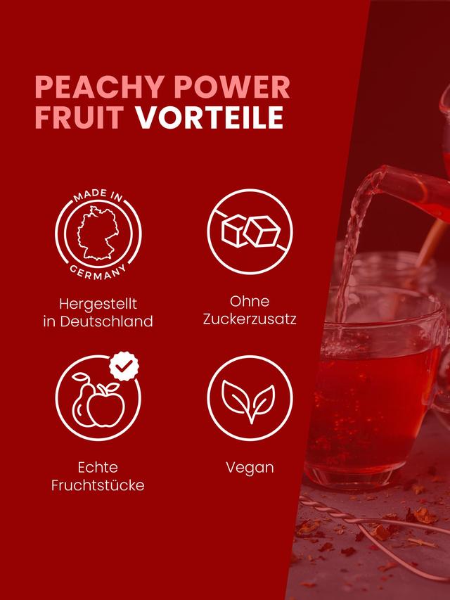 Früchtetee Pfirsich-Gojibeere, lose, 100 g