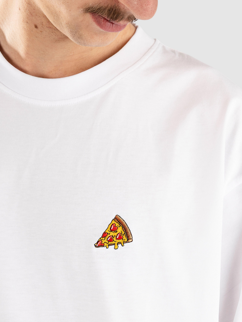 Iriedaily Pizza Slice T-Shirt white