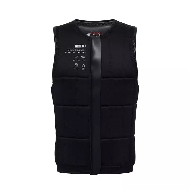 Gilet impact MYSTIC Anarchy Fzip Wake Black