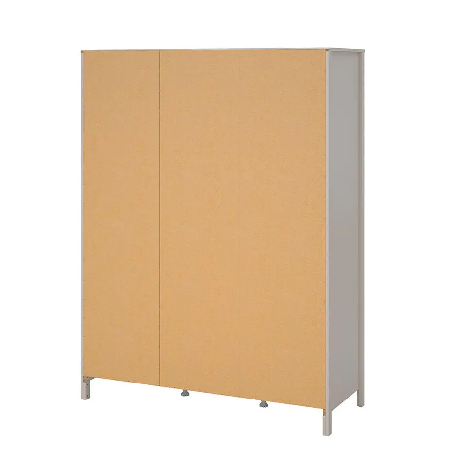 Hioshop Madrid kledingkast 3 deuren 150x200cm cashmere