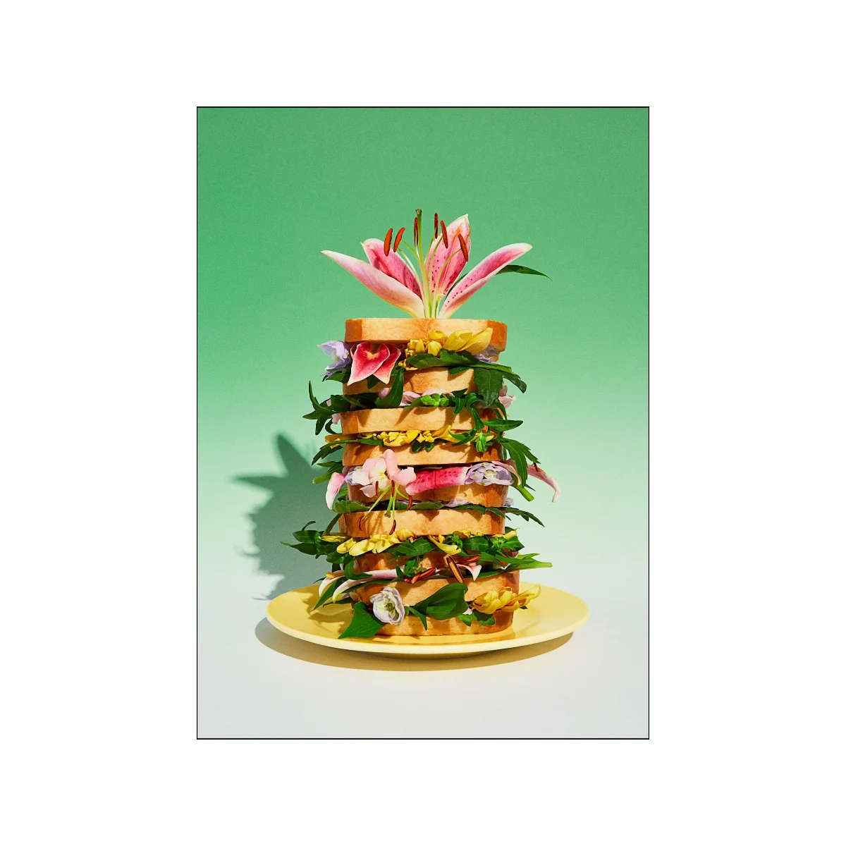Poster & Frame  Supermercat plakat, Dagwood flower sandwich - 30x40 cm.