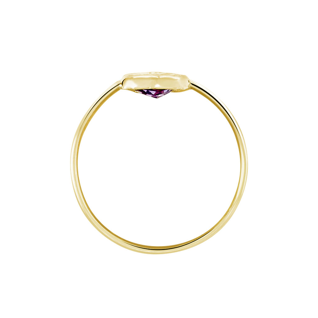 Bague Marsie Or Jaune Améthyste