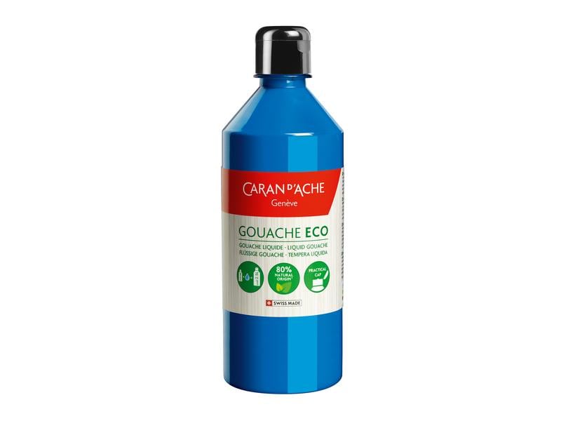 Caran d'Ache Wasserfarbe Gouache Eco 500 ml, Cyan Gouache Farben