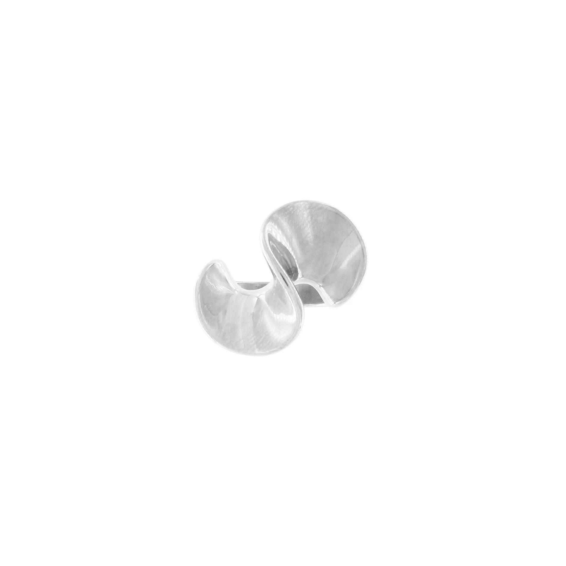 Dansk Copenhagen  Single Twist Statement ring, vandfast - sølvbelagt