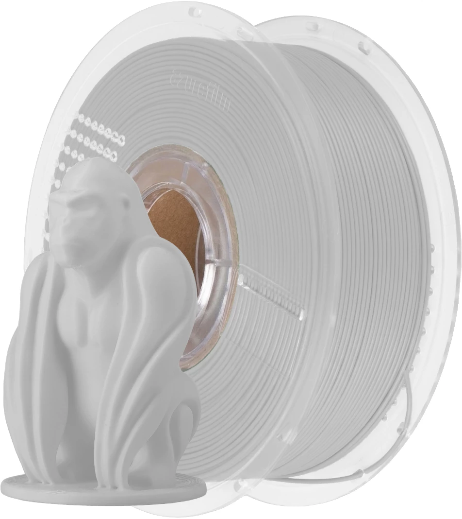 AzureFilm  PLA Light Grey, 1,75 mm / 1000 g    Hochwertiger Druck mit guten mechanischen Eigenschaften