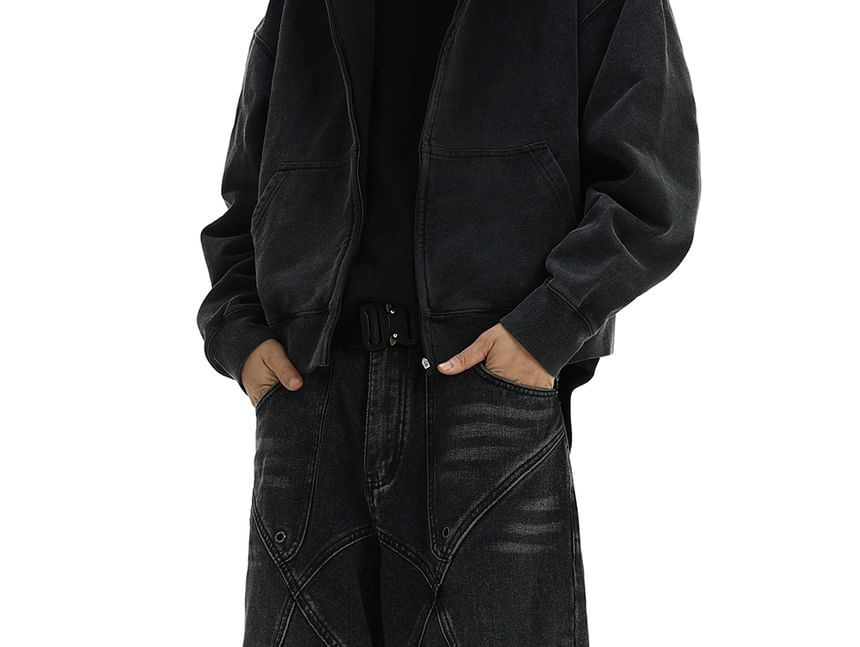 Meiksip - Hoge taille losse rechte jeans