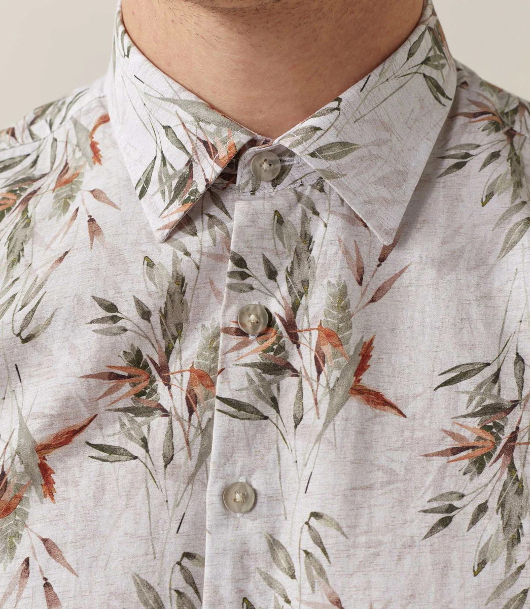 Chemise casual kaki 