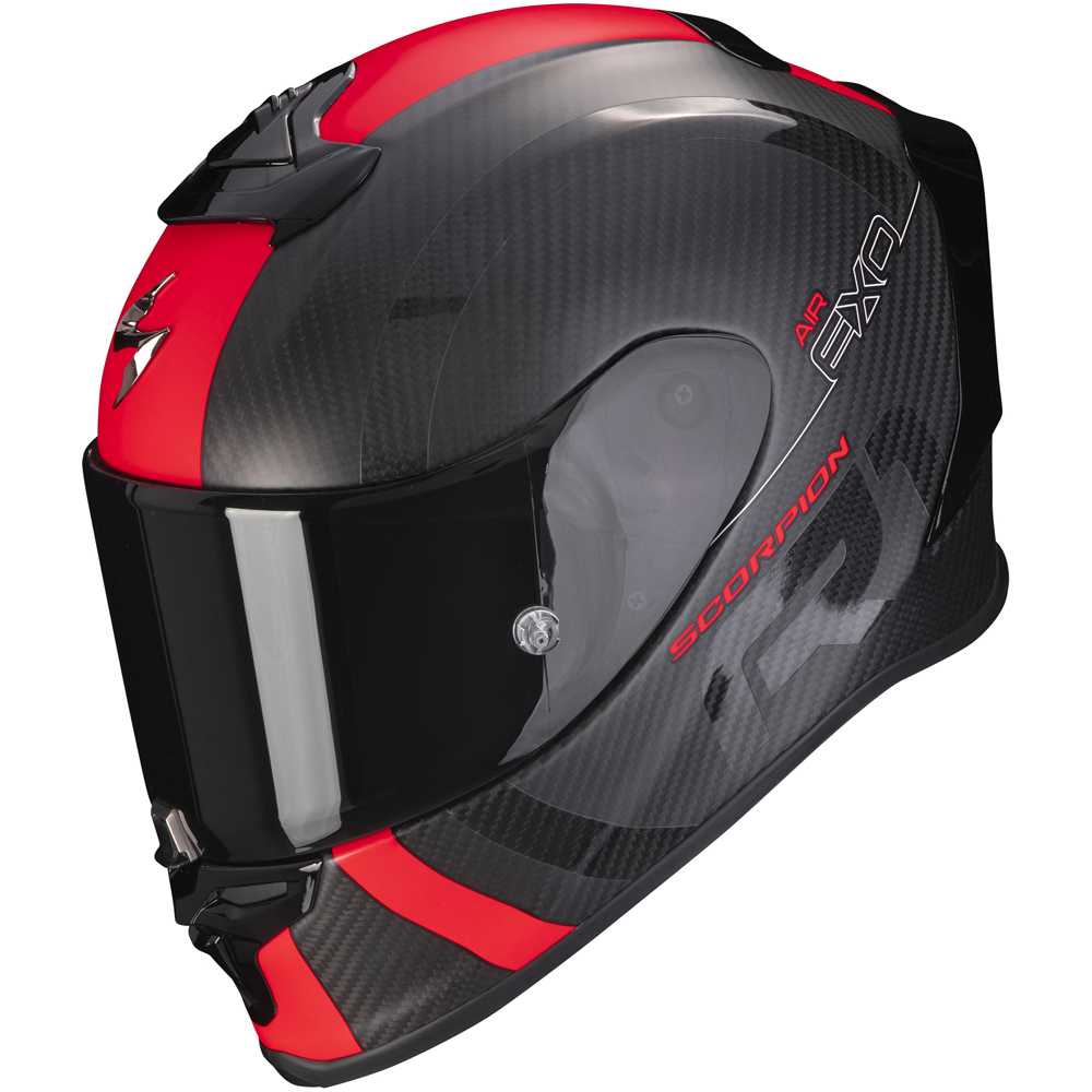 Scorpion - Casque Exo-R1 Evo Carbon Air MG Noir Mat / Rouge