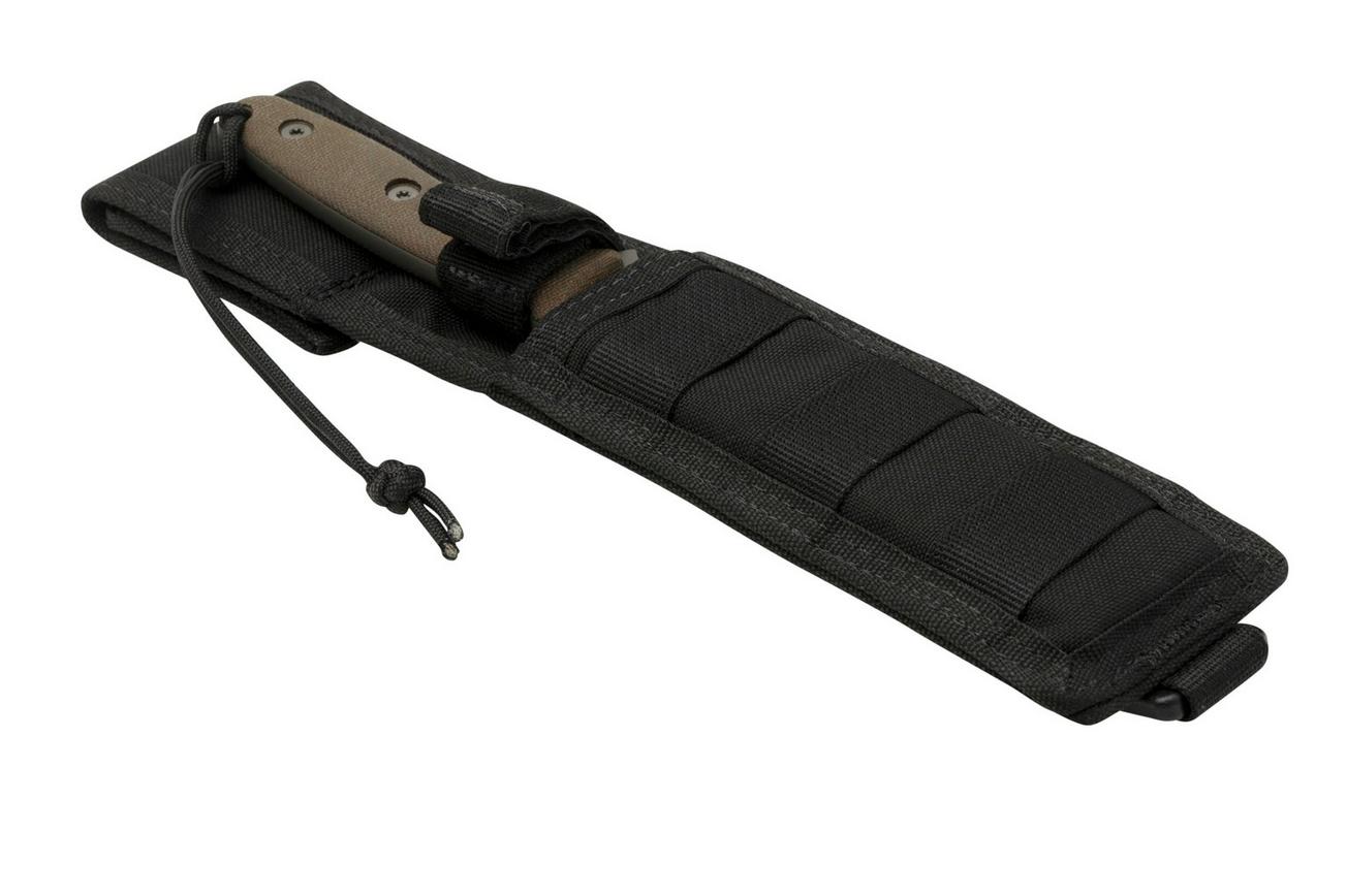Spartan Blades Moros SB53BKGRNLBK Black, Green Micarta, Molle-Black Sheath, survivalmes