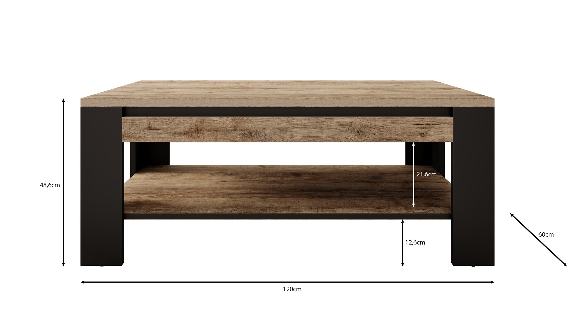 Trinidad - Salontafel - Eiken