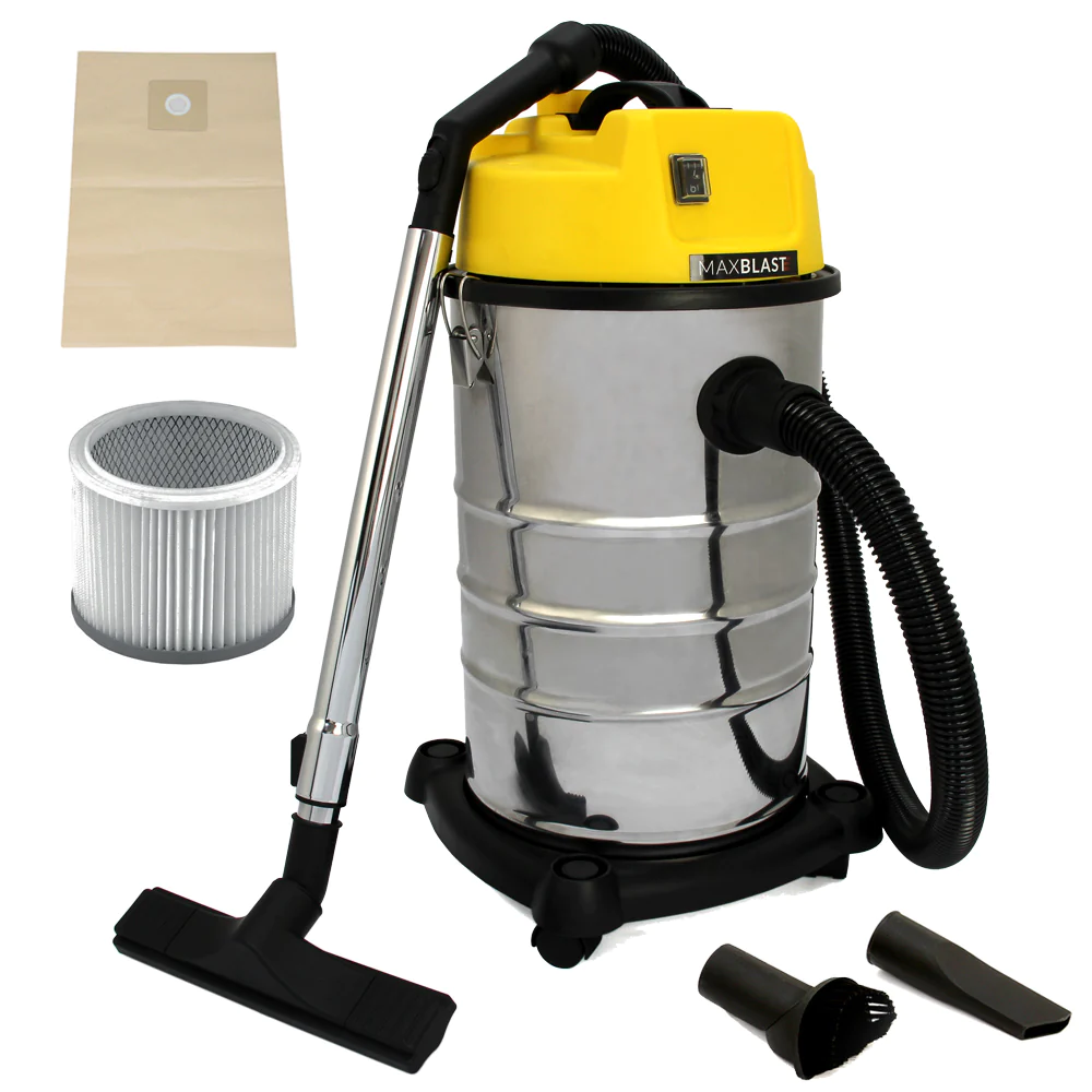 MAXBLAST Aspirateur Industriel de 30 Litres MaxBlast
