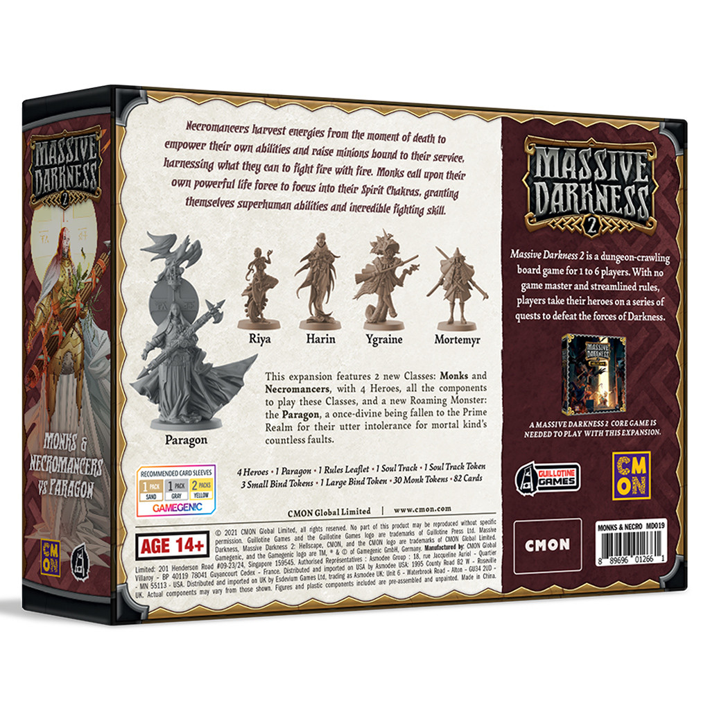 Massive Darkness 2 : Monks and Necromance