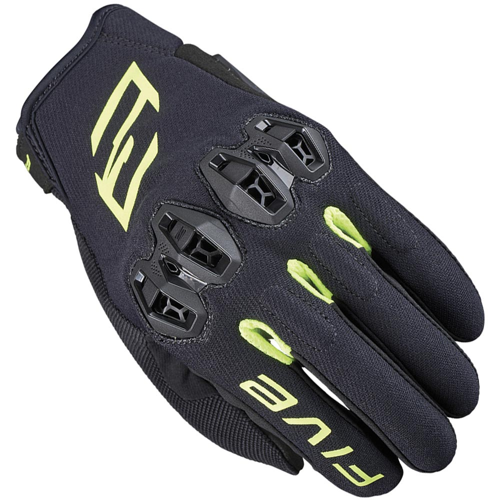 Five - Gants Tricks Noir / Jaune fluo