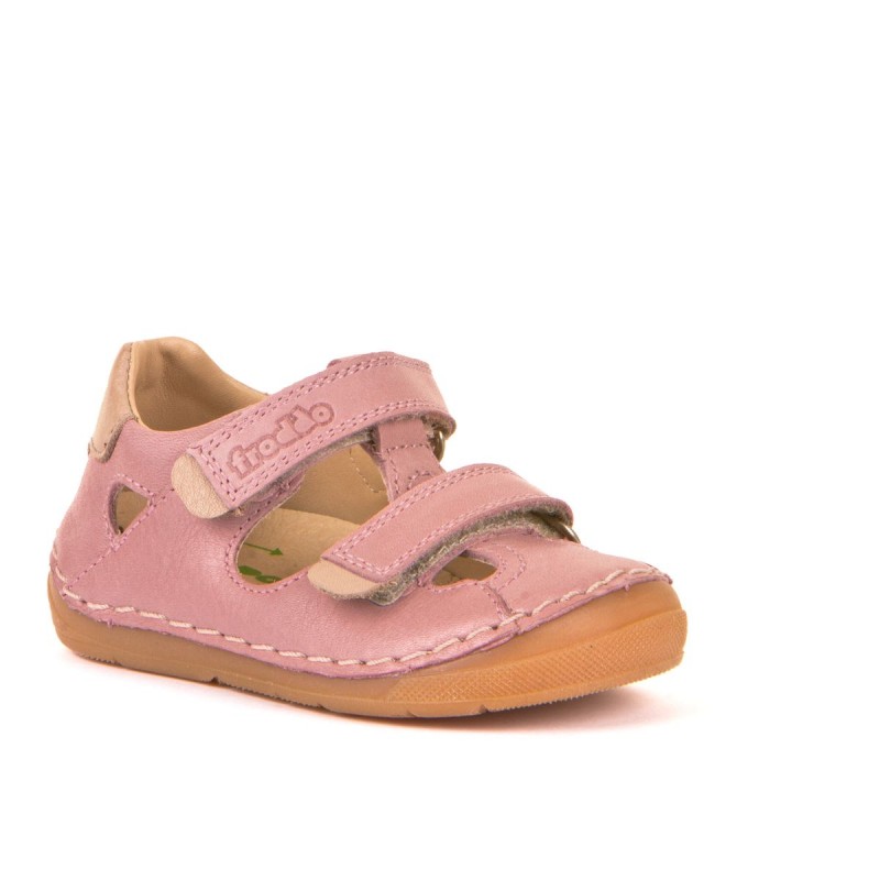 Froddo Froddo Amplio Paix sandales deux scratchs rose-nude