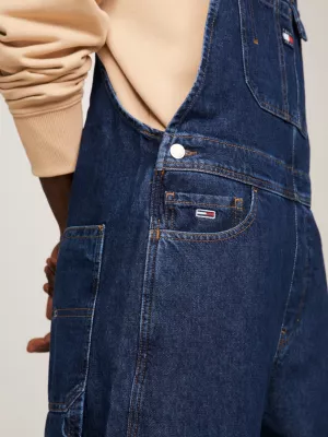 Jardineiras utilitárias Aiden em denim