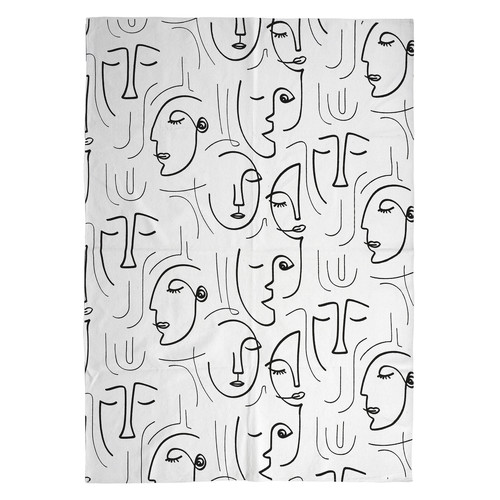 The home deco factory - ARTY - Blanc-Noir